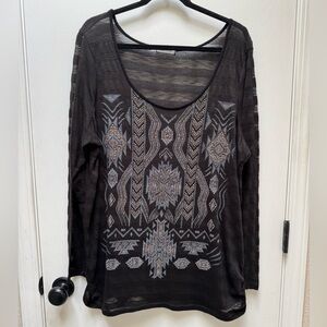 Maurices, Women’s, Long Sleeve, Dark Gray, Size 3